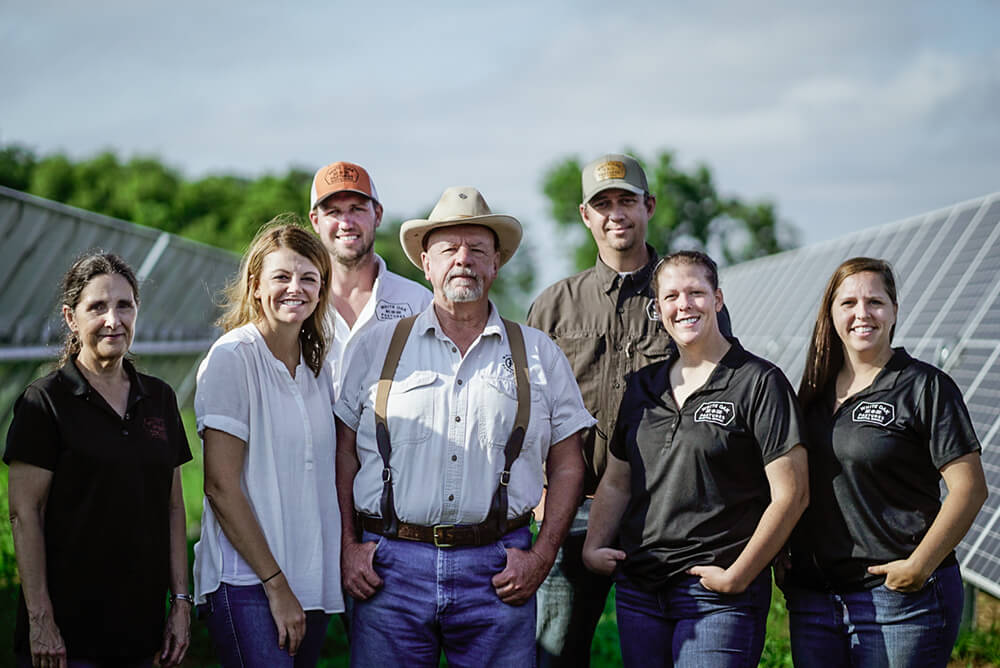 Members of the White Oak Pastures team