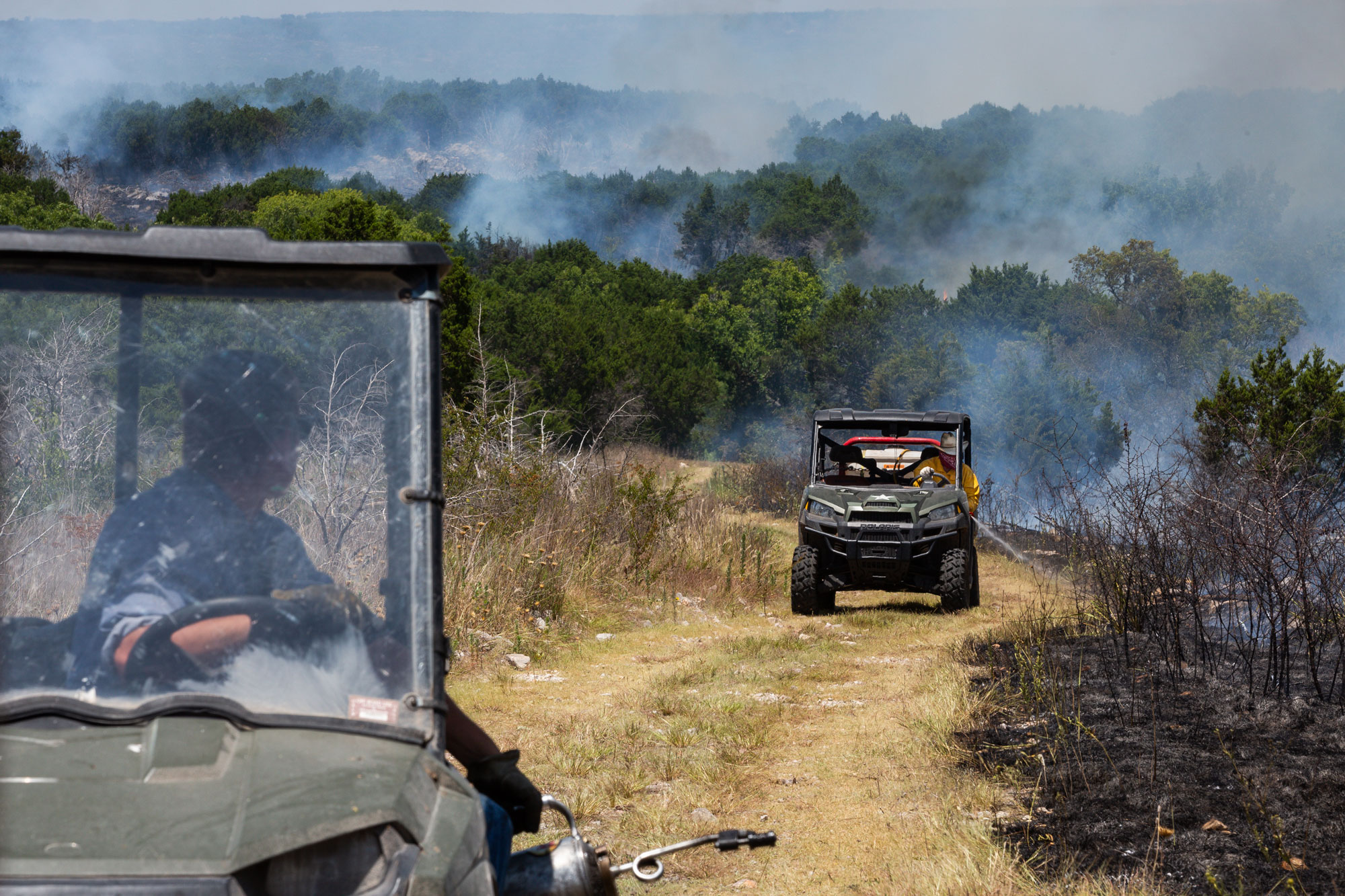 Land managers using prescribed fire for better soil health